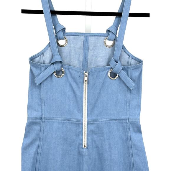 Rag & Bone Suffolk Mini Dress in Pale Blue 00 ($395) - Picture 8 of 12